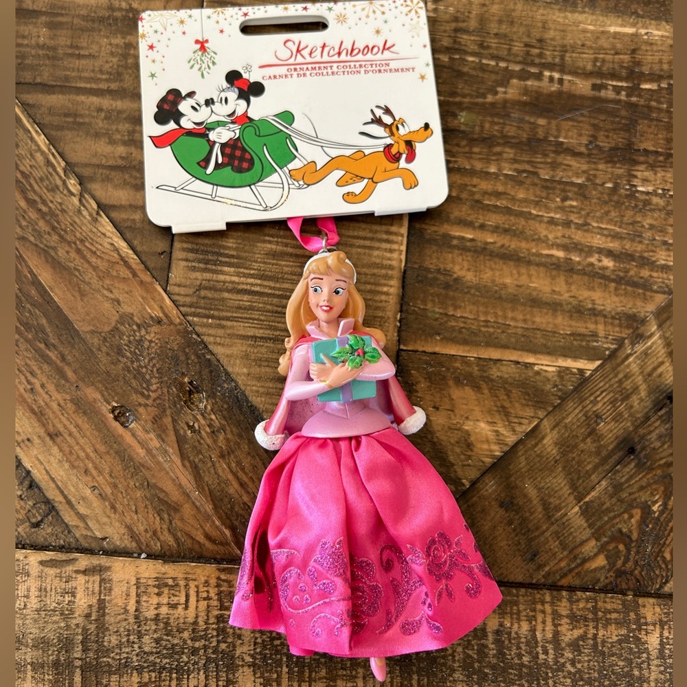 Disney Sleeping Beauty Princess Aurora Christmas Ornament, NWT